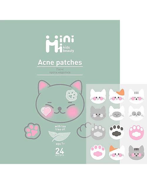 MiniMi Cerotti Anti-Acne - Medicati e Invisibili - 24 pz - 5+ Anni Maschere Viso