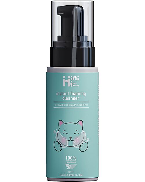 MiniMi Detergente Viso Schiumogeno - con Prebiotici - 150 ml Creme Viso