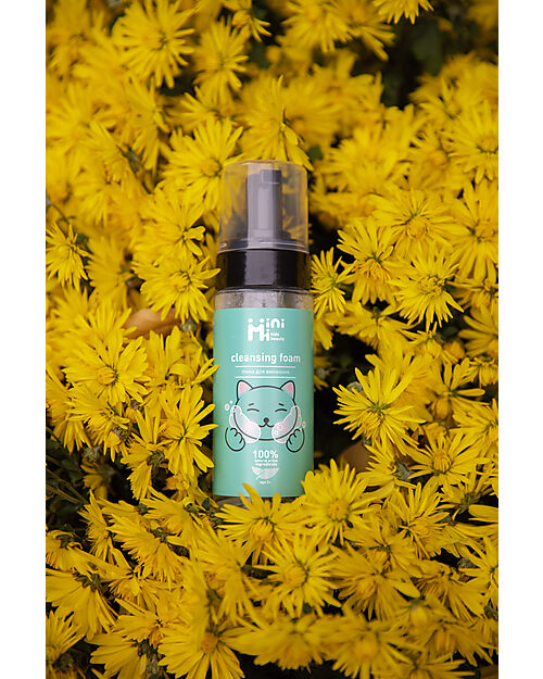 MiniMi Detergente Viso Schiumogeno - con Prebiotici - 150 ml Creme Viso