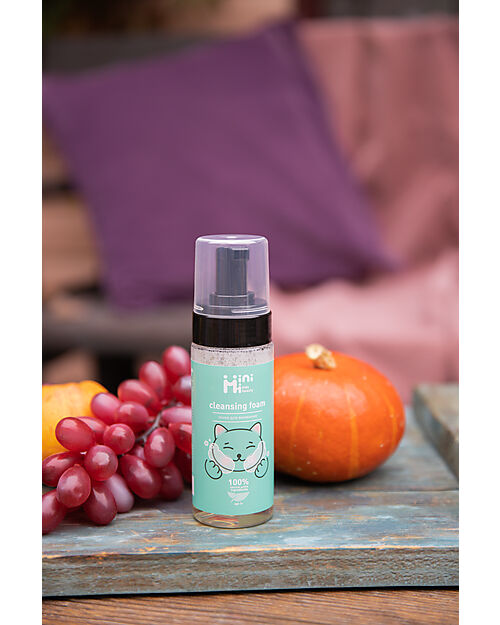 MiniMi Detergente Viso Schiumogeno - con Prebiotici - 150 ml Creme Viso