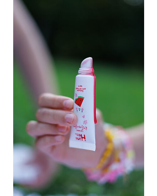 MiniMi Lip Gloss - Anguria - Idratante Vegano - 12 ml - 5+ Anni Creme Viso