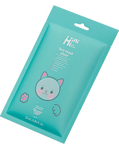 MiniMi Maschera Viso Aloe - Idratante e Lenitiva - 25 ml Maschere Viso