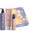 MiniMi Mini Box Capelli - 3 Prodotti Essenziali - Set Regalo - 5+ Anni Cura dei Capelli
