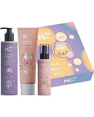 MiniMi Mini Box Capelli - 3 Prodotti Essenziali - Set Regalo Cura dei Capelli