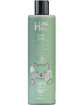 MiniMi Schiuma Bagno Banana MiniMi - Cambia Colore Magica - 250 ml Bagno Doccia Shampoo