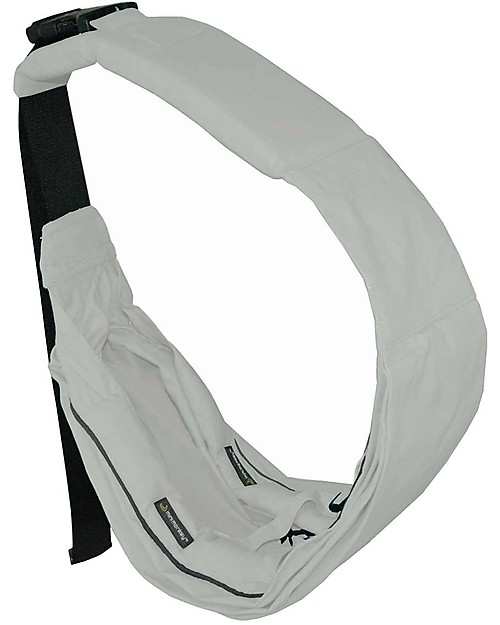 Minimonkey Fascia Porta Bébé Bio Ergonomica 7 in 1 - Unlimited - 100% Cotone Bio - Grigio Fasce Portabebé