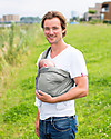 Minimonkey Fascia Porta Bébé Bio Ergonomica 7 in 1 - Unlimited - 100% Cotone Bio - Grigio Fasce Portabebé