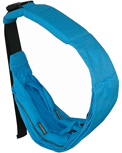 Minimonkey Fascia Porta Bébé Ergonomica 7 in 1 - Unlimited - 100% Cotone - Turchese/Grigio Fasce Portabebé