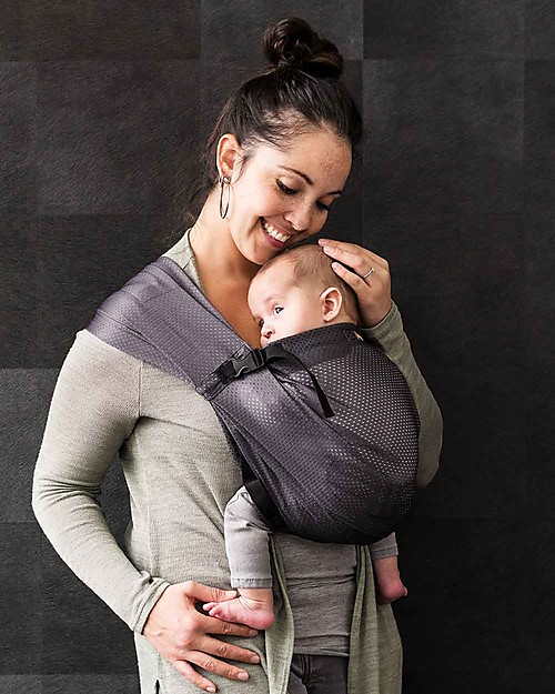Minimonkey Fascia Portabebè Grigio da Viaggio Mini Sling - Leggerissima! Fasce Portabebé