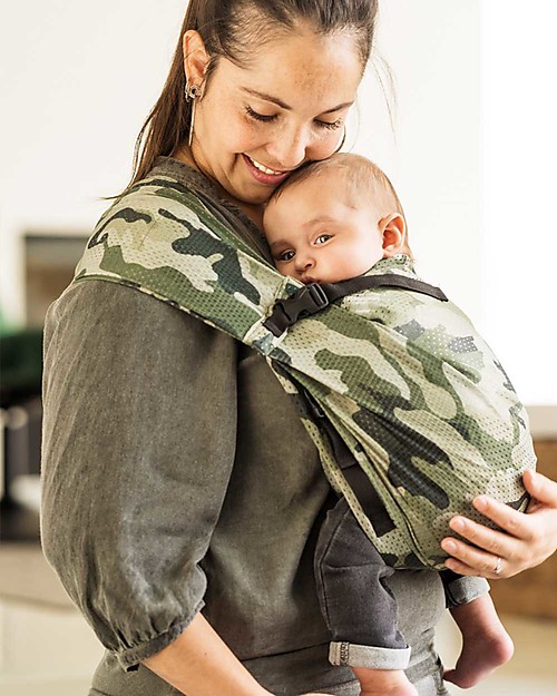 Minimonkey Fascia Portabebè Mimetica da Viaggio Mini Sling - Leggerissima! Fasce Portabebé