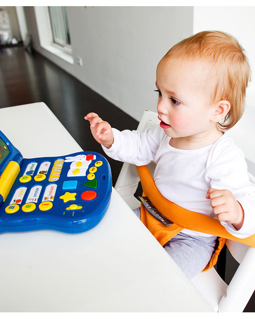 Minimonkey Minichair - Arancio - Seggiolino Universale da Tavolo - Sta anche in borsa! Seggiolini da Viaggio