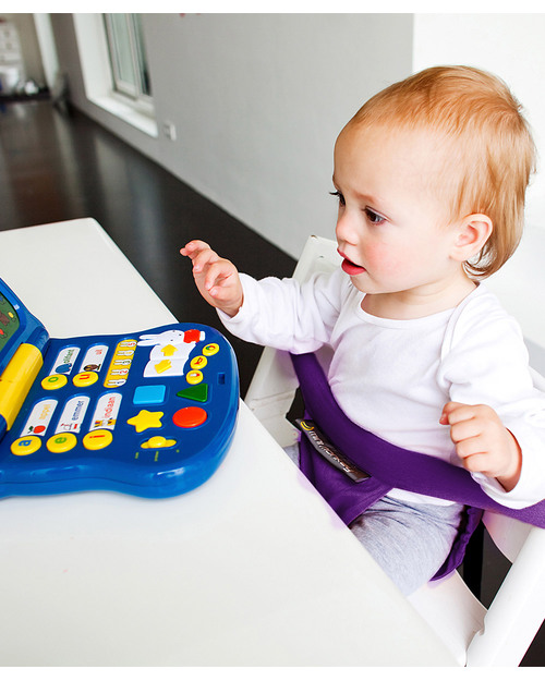 Minimonkey Minichair - Viola - Seggiolino Universale da Tavolo- Sta anche in borsa! Seggiolini da Viaggio