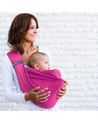 Minimonkey OUTLET Fascia Porta Bébé 4 in 1 - Rosa - 100% Cotone - Pezzo di Showroom Fasce Portabebé