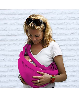 Minimonkey OUTLET Fascia Porta Bébé 4 in 1 - Rosa - 100% Cotone - Pezzo di Showroom Fasce Portabebé