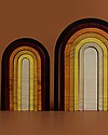 MinMin Copenhagen Mini Tunnel Arcobaleno Legno Terra - Gioco Educativo Montessori - 6 pezzi Giochi Montessoriani