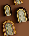 MinMin Copenhagen Mini Tunnel Arcobaleno Legno Terra - Gioco Educativo Montessori - 6 pezzi Giochi Montessoriani