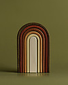 MinMin Copenhagen Mini Tunnel Arcobaleno Legno Terra - Gioco Educativo Montessori - 6 pezzi Giochi Montessoriani