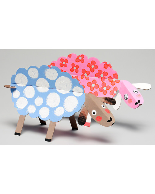 Mitik Animali della Fattoria - Cartoncino 90% Riciclato Kit Fai Da Te