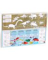 Mitik Dinosauri Dinodulos - Cartone Riciclato (da montare e colorare!) Kit Fai Da Te