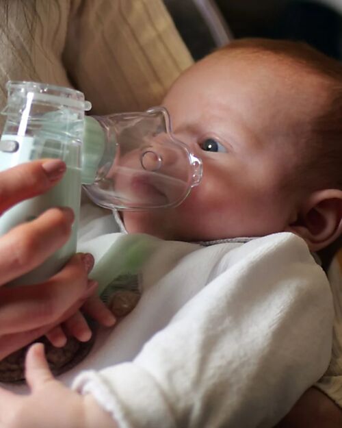 Mizu Baby Aerosol Portatile Nomu - Azzurro - Con Tecnologia Mesh Umidificatori