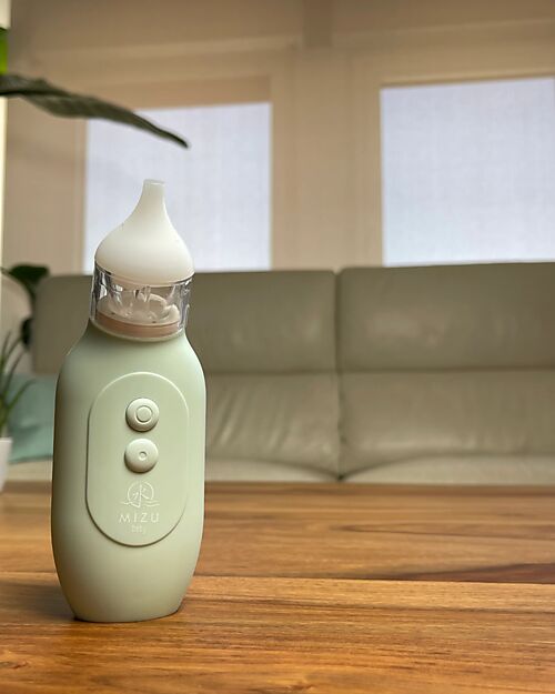 Mizu Baby Aspiratore Nasale Kodo - Azzurro Chiaro - Adatto da 0 mesi Aspiratori Nasali