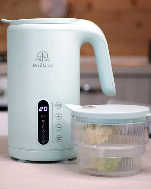 Mizu Baby Cuocipappa Multifunzione Taiki Food Maker 375ml - Per uno Svezzamento Sano e Senza Stress! Cuoci Pappa_