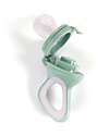 Mizu Baby Mangiafrutta Kaori- Verde Acqua - in Silicone - Con Blocco di Sicurezza e Impugnatura Ergonomica Porta Merenda