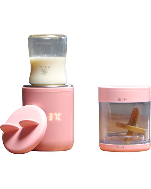 Mizu Baby Scaldabiberon da Viaggio con Sterilizzatore UV Portatile Eiyo Move - Malva - Con 4 Temperature Preimpostate Accessori Biberon