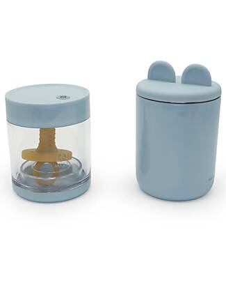 Mizu Baby Scaldabiberon da Viaggio con Sterilizzatore UV Portatile Eiyo Move UV - Artico - Con 4 Temperature Preimpostate Accessori Biberon