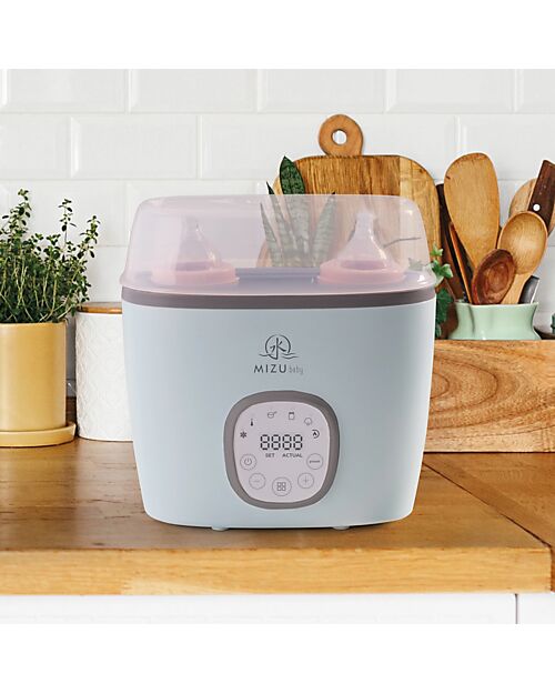Mizu Baby Scaldabiberon e Sterilizzatore Doppio Eiyo Dual - 6 Funzioni Accessori Biberon
