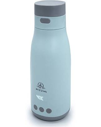 Mizu Baby Thermos Doppia Alimentazione Yume Evolution - Azzurro- Il Primo Scaldabiberon Portatile Ideale per Latte Liquido e Artificiale Contenitori Termici