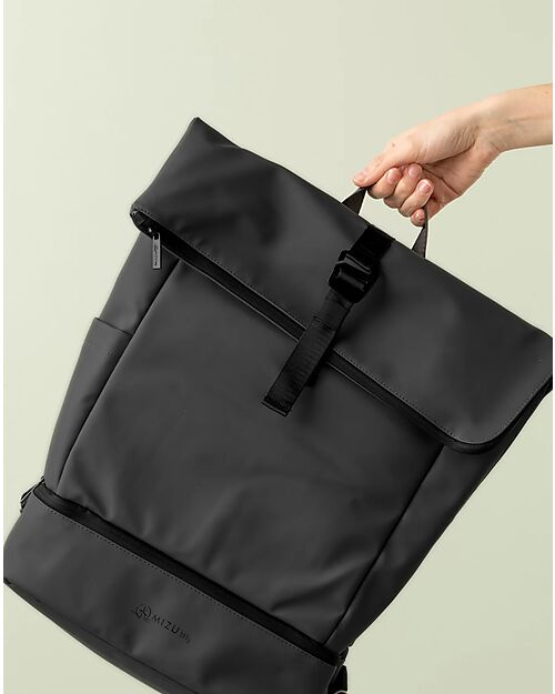 Mizu Baby Zaino Termico Horei - Grafite - Fasciatoio Incluso Zaini Fasciatoio