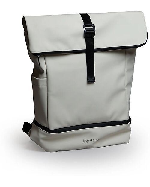 Mizu Baby Zaino Termico Horei - Talco - Fasciatoio Incluso Zaini Fasciatoio