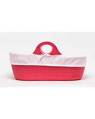 Moba MOBA Cesta per Neonati, Rosso Lampone Culle e Ceste