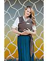 Moby Wrap Fascia Portabebè Classic in Puro Cotone - Facilissima da indossare! - Cioccolato Fasce Portabebé