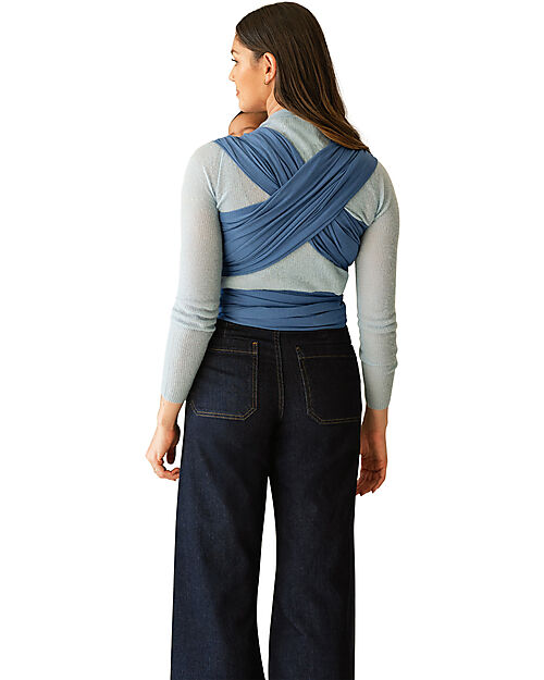Moby Wrap Fascia Portabebè Classic in Puro Cotone - Facilissima da indossare! - Oceano Fasce Portabebé