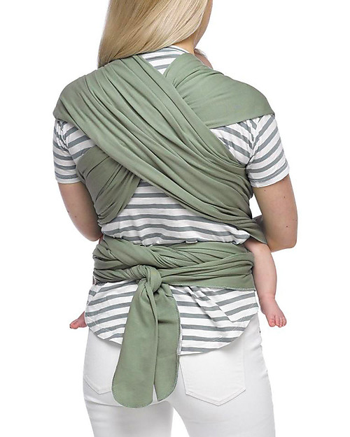 Moby Wrap Fascia Portabebè Classic in Puro Cotone - Facilissima da indossare! - Pera Fasce Portabebé