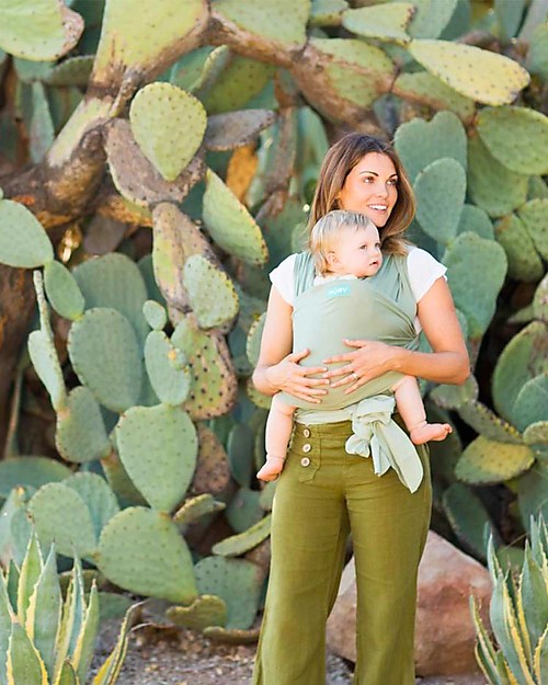 Moby Wrap Fascia Portabebè Classic in Puro Cotone - Facilissima da indossare! - Pera Fasce Portabebé