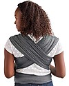 Moby Wrap Fascia Portabebè Elements - Morbida come una piuma e facilissima da indossare -Asfalto Fasce Portabebé