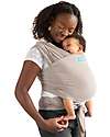 Moby Wrap Fascia Portabebè Elements - Morbida come una piuma e facilissima da indossare - Grigio Talpa Fasce Portabebé