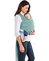 Moby Wrap Fascia Portabebè Elements - Morbida come una piuma e facilissima da indossare -Verde Acqua Fasce Portabebé