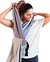 Moby Wrap Fascia Portabebé Easy in puro cotone - Facilissima da indossare! - Grigio Perla Fasce Portabebé