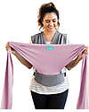 Moby Wrap Fascia Portabebé Easy in puro cotone - Facilissima da indossare - Rosa Fasce Portabebé