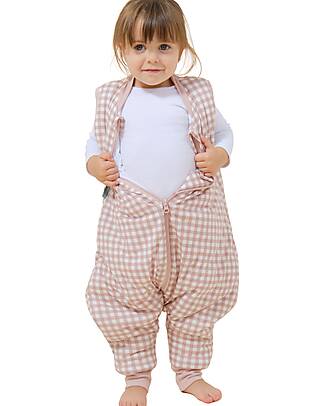 molis&co Sacco Nanna con Gambe - Dusty Rose - TOG 2.5 - 2 anni (80-90 cm) Sacchi Nanna