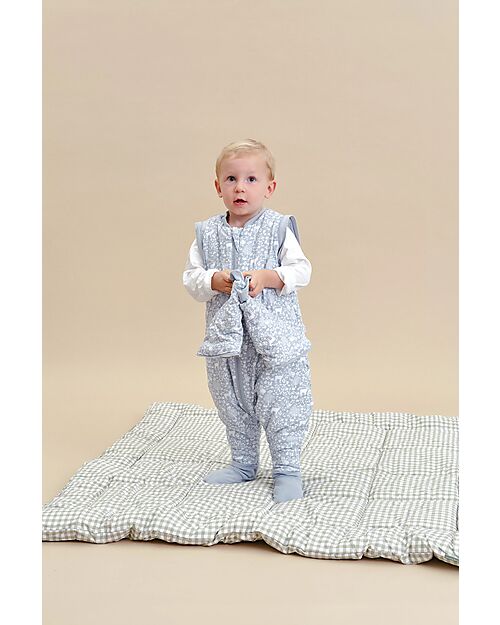 molis&co Sacco Nanna con Piedini e Calzini Antiscivolo Incorporati - Maniche Removibili - Woodland - TOG 2.5 - 2 anni (80-90 cm) Sacchi Nanna
