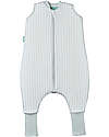 molis&co Sacco Nanna con Piedini e Calzini Incorporati - Dawn Stripes - TOG 1 - 1 anno (70-80 cm) Sacchi Nanna
