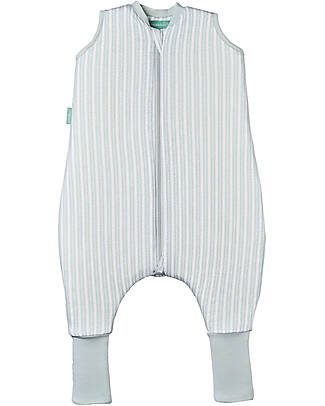 molis&co Sacco Nanna con Piedini e Calzini Incorporati - Dawn Stripes - TOG 1 - 2 anni (80-90 cm) Sacchi Nanna