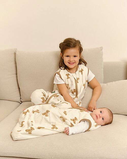 molis&co Sacco Nanna con Piedini - Orsacchiotti - TOG 1 - 1 anno (70-80 cm) Sacchi Nanna