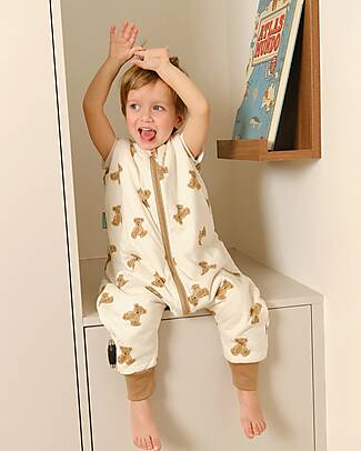 molis&co Sacco Nanna con Piedini - Orsacchiotti - TOG 1 - 2 anni (80-90 cm) Sacchi Nanna