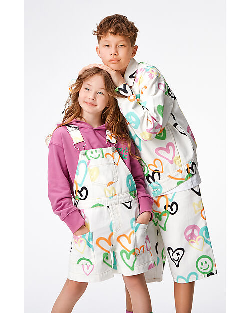 Molo Camicia - Hedly - Cuori in Vernice Multicolore - 100% cotone biologico GOTS Giacche